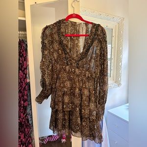 Ulla Johnson - Brisa Dress in Noir Patchwork